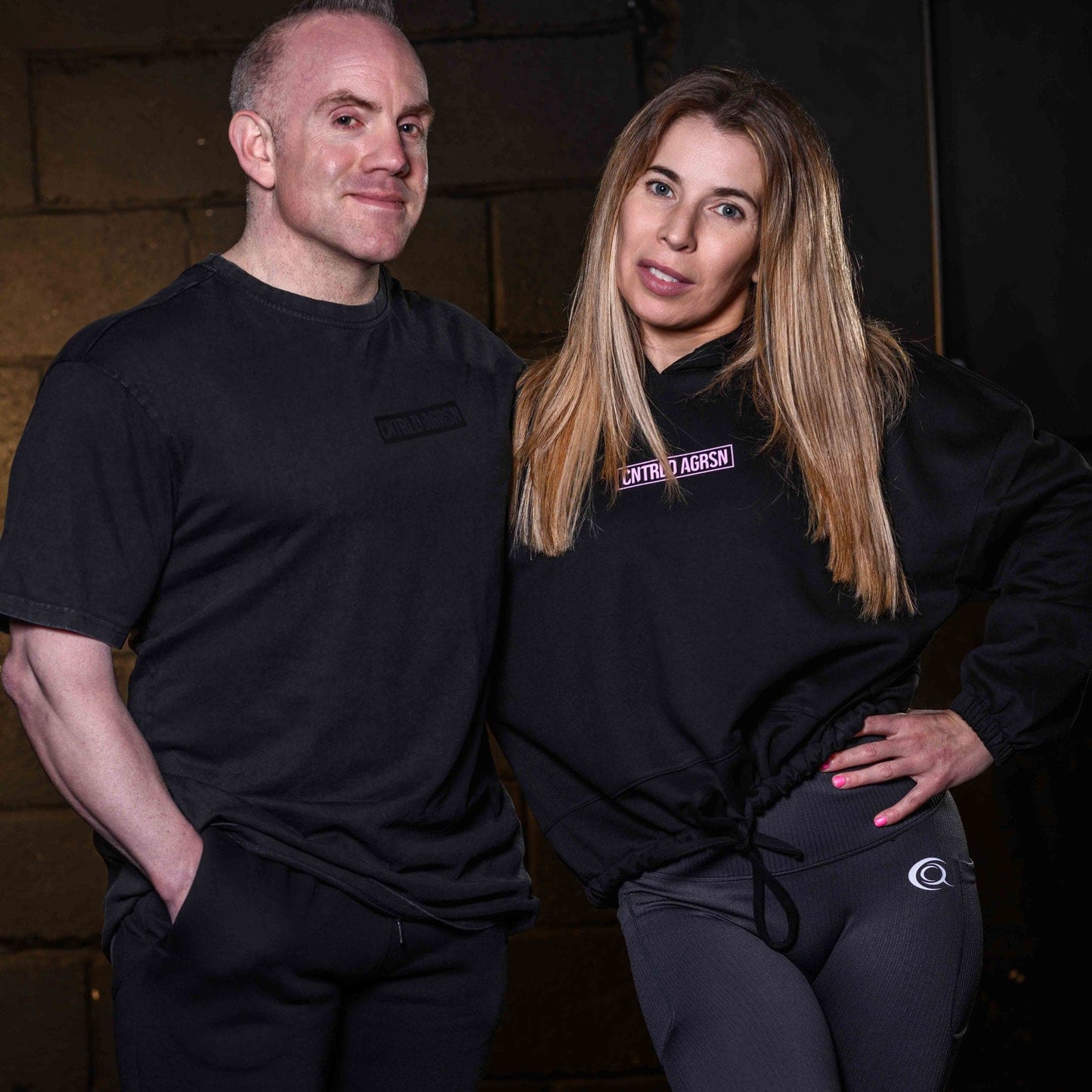 Lifestyle Womens Oversize Cropped Hoodie - Black