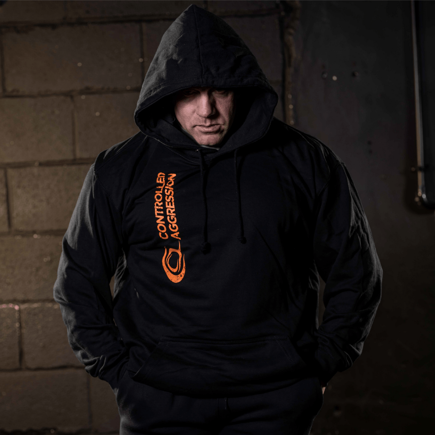 Distressed Orange OG Gym Hoodie