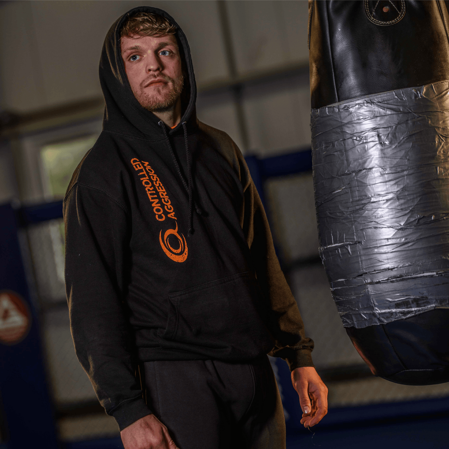 Distressed Orange OG Gym Hoodie