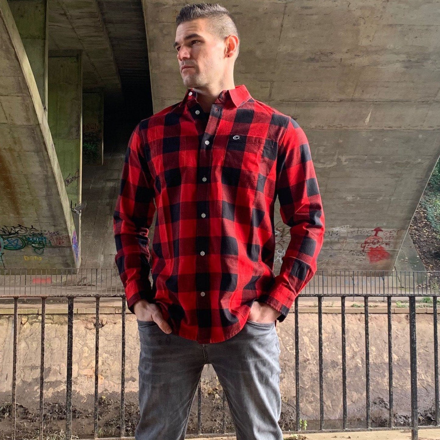 Check Shirt - Red/ Black