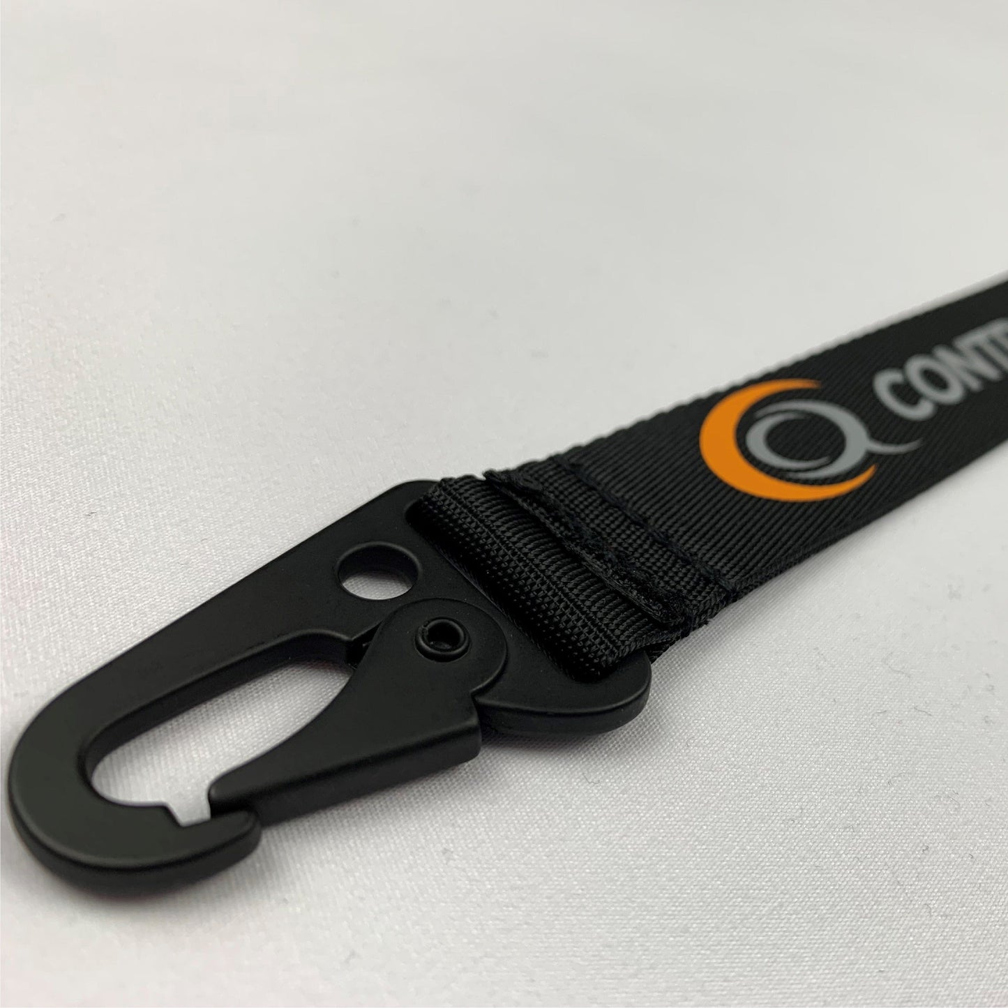 Key/ Bag Tag: Orange and Grey