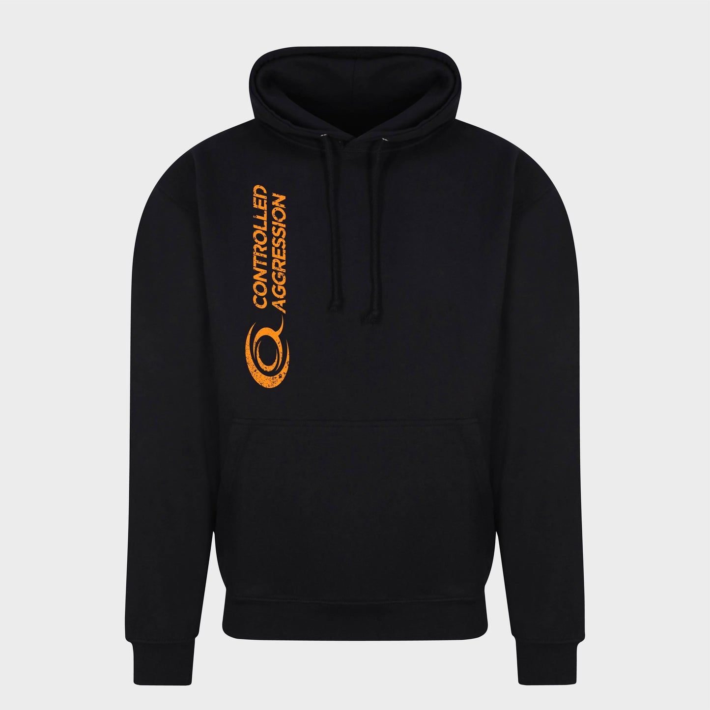 Black and orange gym hoodie