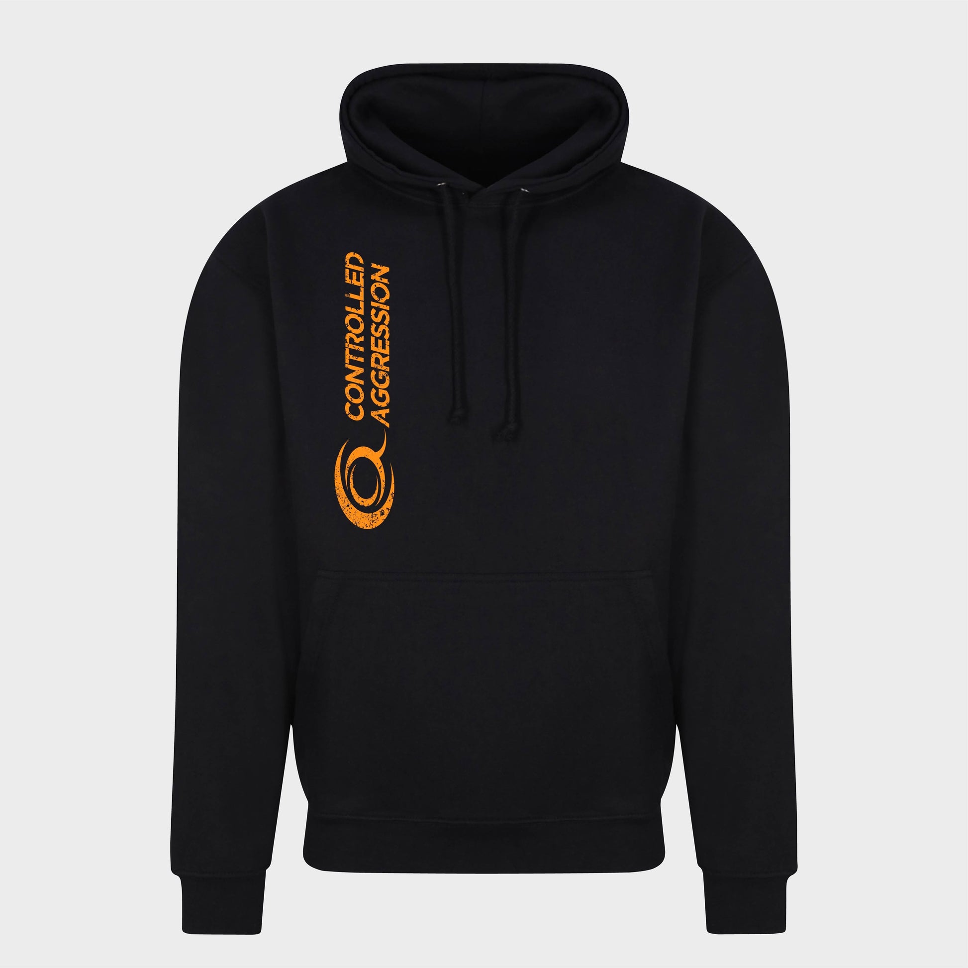 Black and orange gym hoodie
