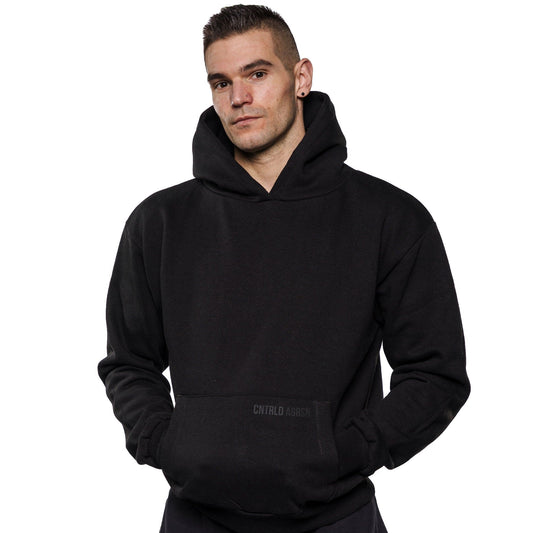 Label Collection - Oversize Heavyweight Hoodie - Black
