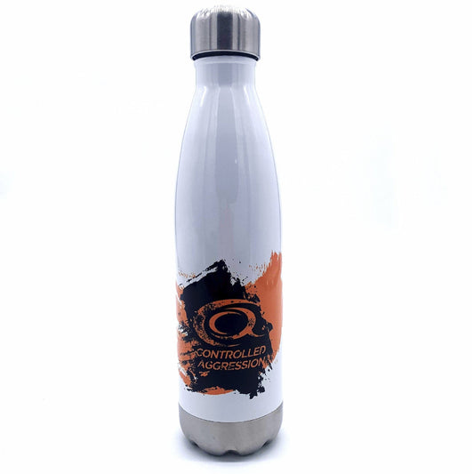 Metal Water Bottle - Gloss White 500ml